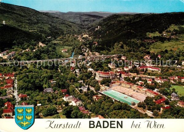 Baden Wien Fliegeraufnahme Thermal Strandbad