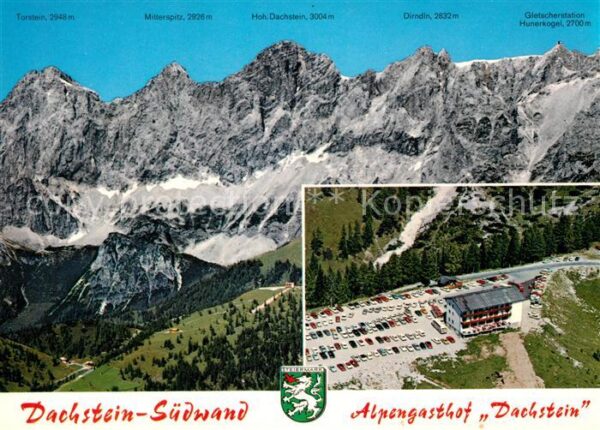 Ramsau Dachstein Steiermark Alpengasthof Dachstein Flugaufnahme