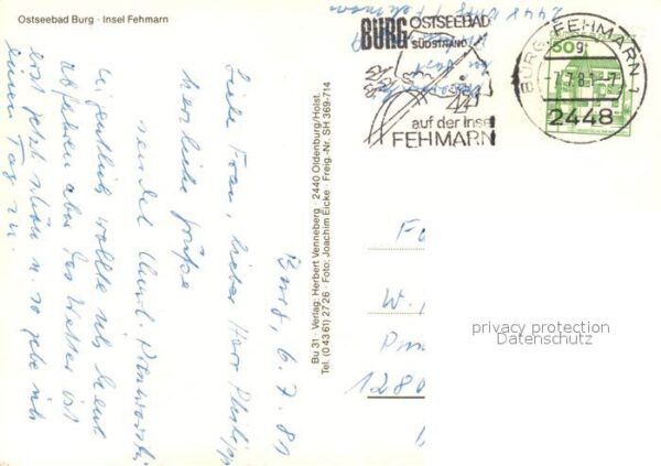 Fehmarn Fliegeraufnahme Burg – Bild 2
