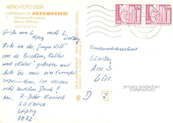 Leipzig Fliegeraufnahme Rathaus – Bild 2