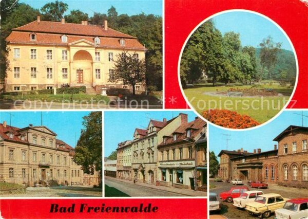 Freienwalde Oberschule Bertolt Brecht Kurpark Bahnh