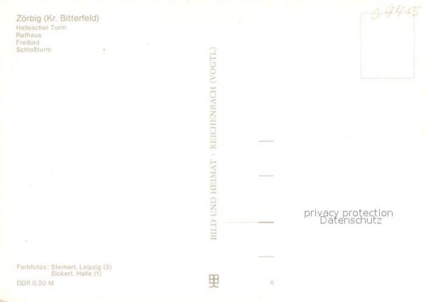 Zoerbig Hallescher Turm Rathaus Schlossturm – Bild 2