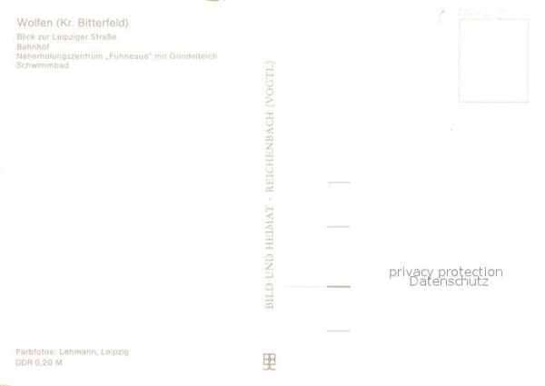 Wolfen Bitterfeld  Bahnhof Schwimmbad Gondelteich – Bild 2