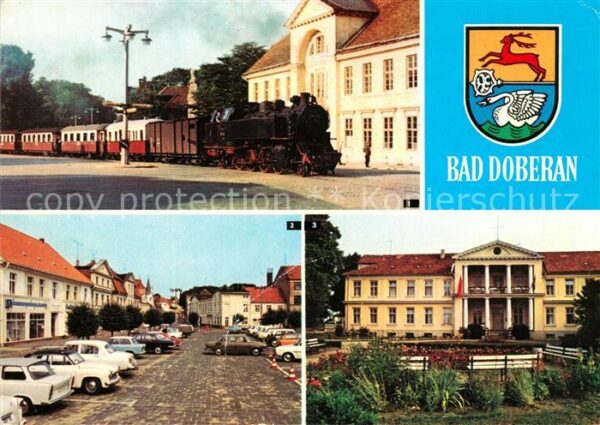 Doberan Bad Bäderbahn Moorbad Marktplatz