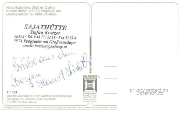Praegraten Grossvenediger Sajathütte – Bild 2