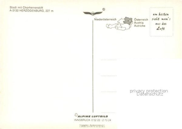 Herzogenburg Fliegeraufnahme Chorherrenstift – Bild 2