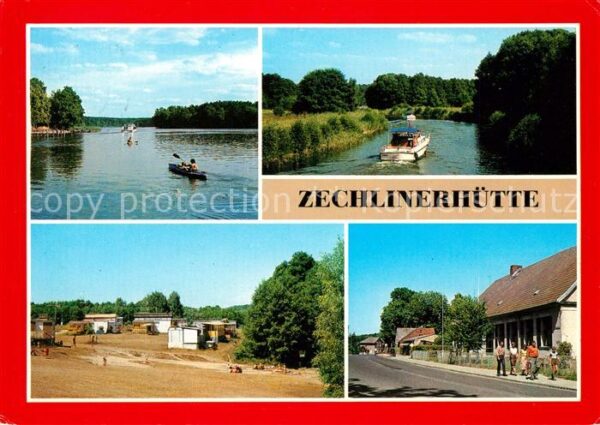 Zechlinerhuette Schlabornsee Zootzenkanal CampingplatzB