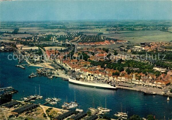Travemuende Ostseebad Fliegeraufnahme