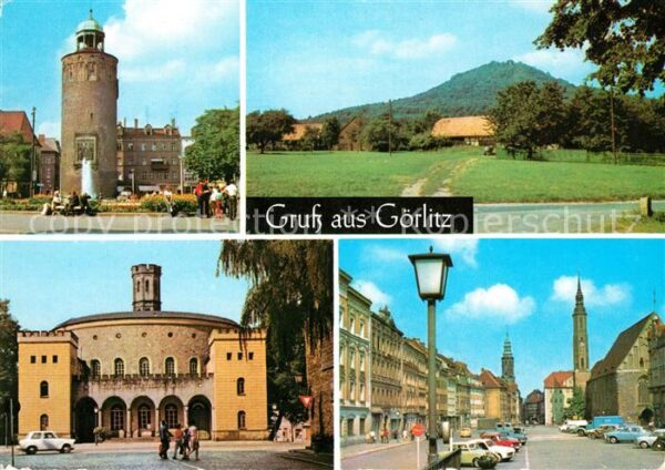 Goerlitz Sachsen Marienplatz Landeskrone Kaisertrutz Len