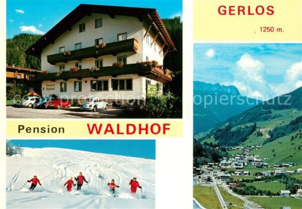 Gerlos Pension Waldhof Panorama Skipiste