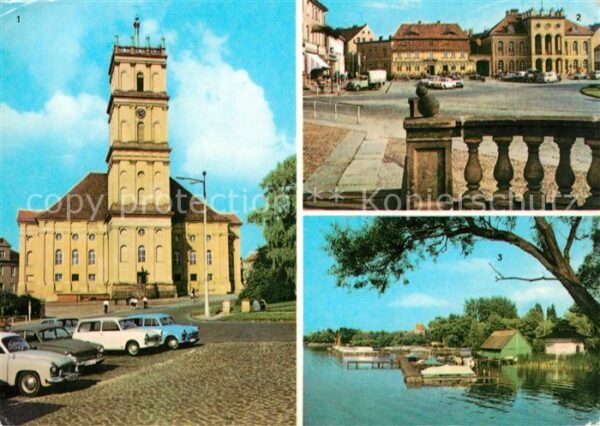 Neustrelitz Marktplatz Rathaus Zierker See