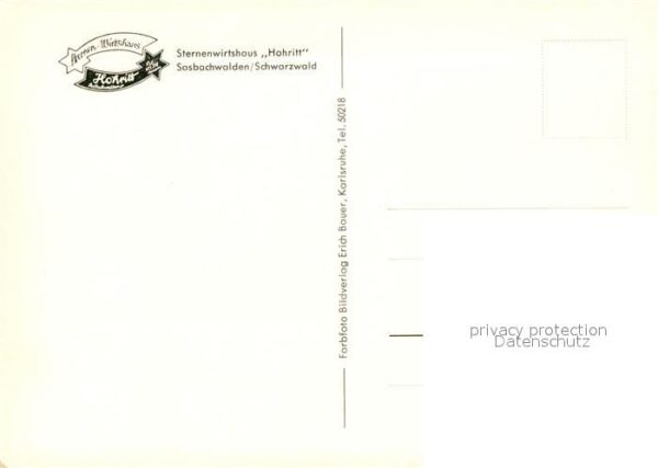 Sasbachwalden Sternenwirtshaus Hohritt – Bild 2
