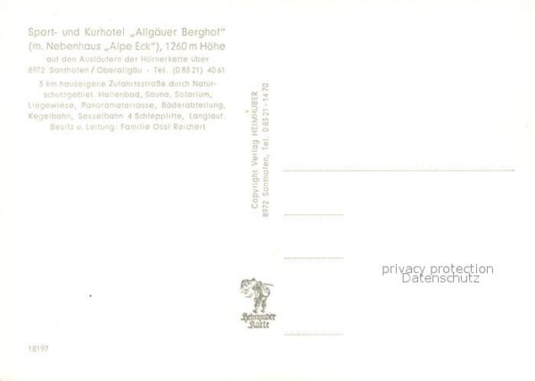 Sonthofen Oberallgaeu Kurhotel Allgäuer Berghof – Bild 2