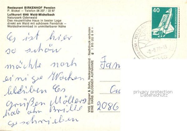 Wald-Michelbach Restaurant Birkenhof Pension – Bild 2