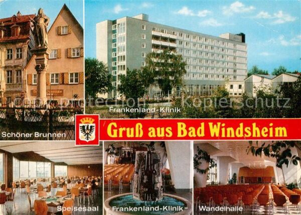 Bad Windsheim Schöner Brunnen Frankenland Klinik Spei