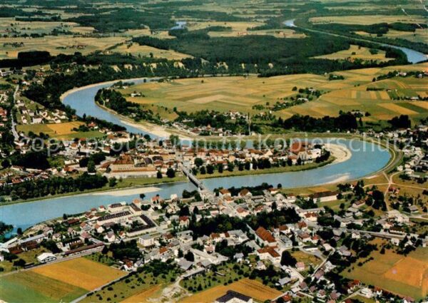 Oberndorf Laufen Fliegeraufnahme Geburtsort Lied Stille