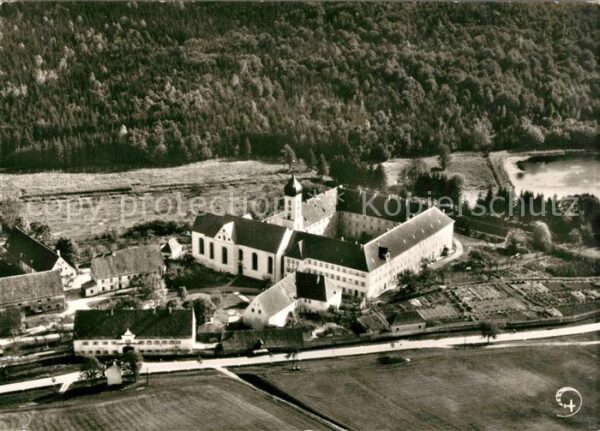 Oberschoenenfeld Fliegeraufnahme Kloster