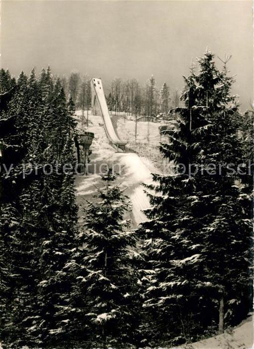 Klingenthal Vogtland Große Aschberg Schanze Winter