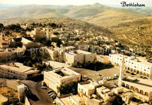 Bethlehem Yerushalayim Bird_s eye view showing fourecourt of t