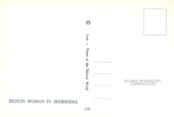 Jerusalem Yerushalayim Beduin Woman – Bild 2