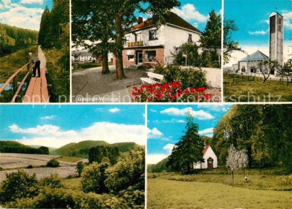 Holtheim Wanderweg Geschäft Wittlage Kirche Kape