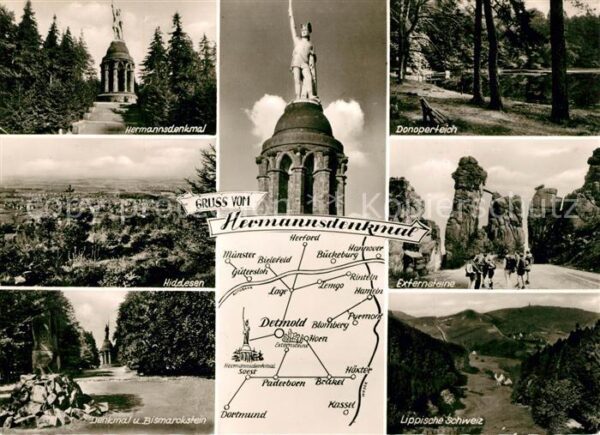 Detmold Hermannsdenkmal Hiddesen Denkmal Bismar