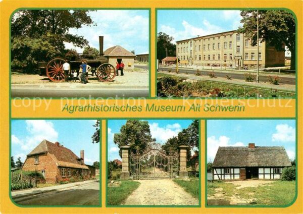 Alt Schwerin Agrarhistorisches Museum Lokomotive Bau