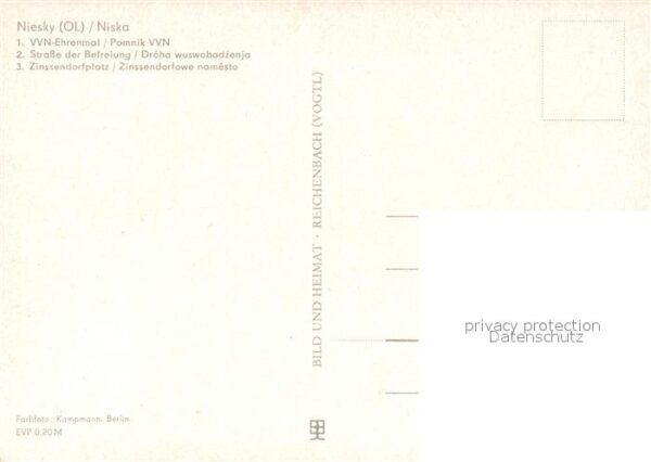 Niesky VVN Ehrenmal Strasse der Befreiung Zins – Bild 2