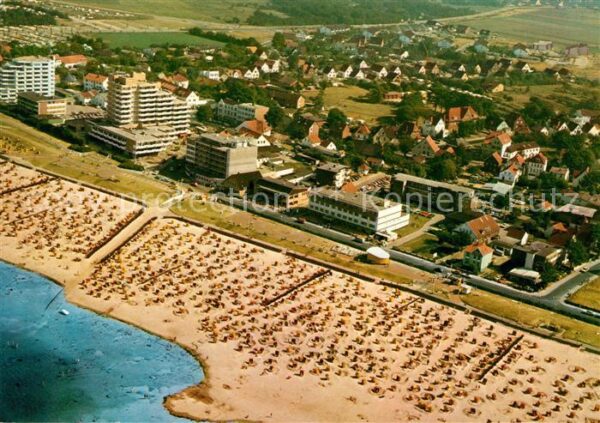 Duhnen Nordsee Nordseeheilbad Fliegeraufnahme