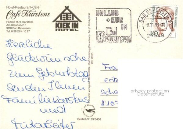 Bad Bevensen Hotel Restaurant Cafe Karstens – Bild 2