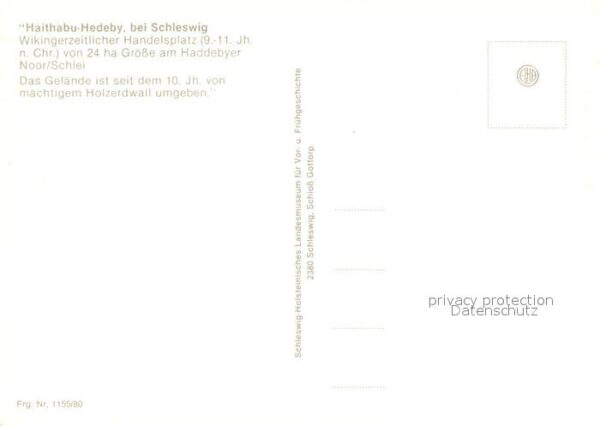 Schleswig Holstein Haithabu Hedeby Fliegeraufnahme – Bild 2