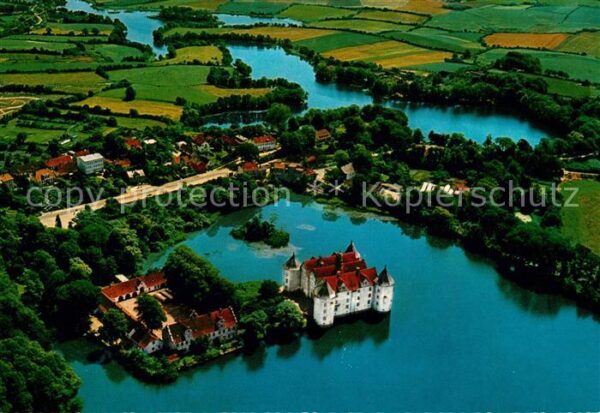 Gluecksburg Ostseebad Schloss Flensburger Förde Fliegeraufnah