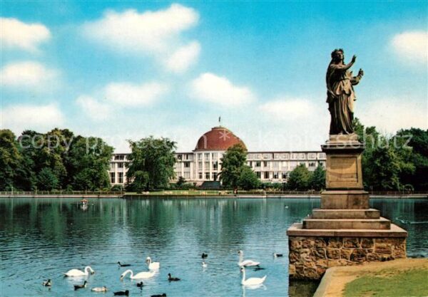 Bremen Parkhotel am Hollersee Schwäne Denkmal