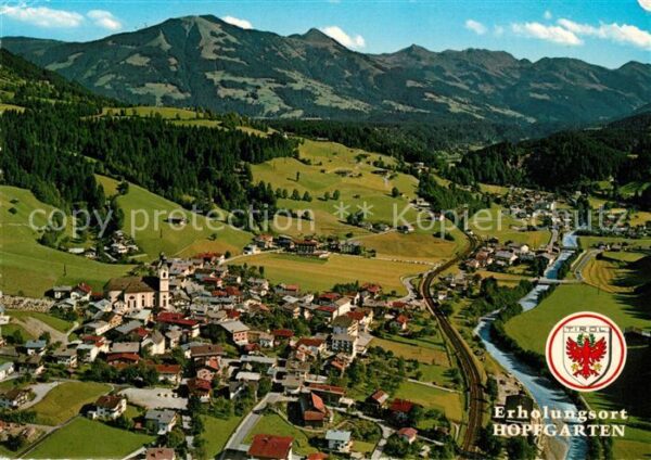 Hopfgarten Brixental Erholungsort Barocke Pfarrkirche Alpen