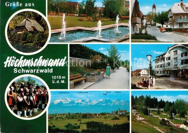 Hoechenschwand Teilansichten Promenade Alpenpanorama M