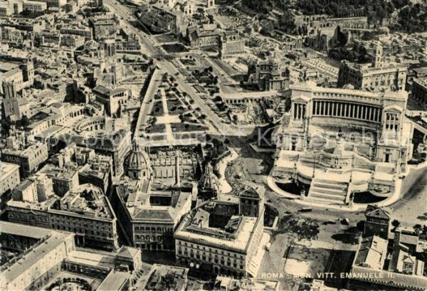 Roma Rom Monumento Vittorio Emanuele II veduta a