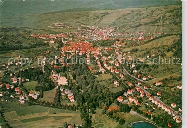 Bad Orb Herzbad im Spessart Fliegeraufnahme