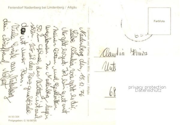 Nadenberg Allgaeu Feriendorf im Winter Fliegeraufnahme – Bild 2