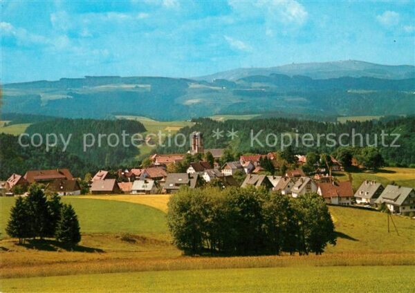 St Maergen Panorama Luftkurort mit Blick zum Feldb