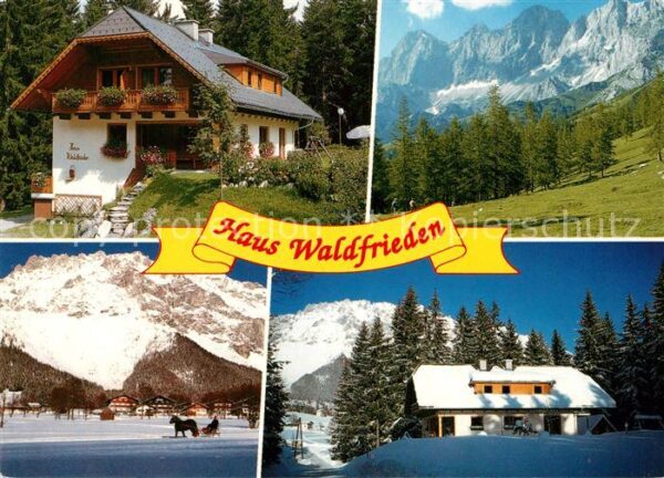 Ramsau Dachstein Steiermark Haus Waldfrieden Dachsteingebirge Lands