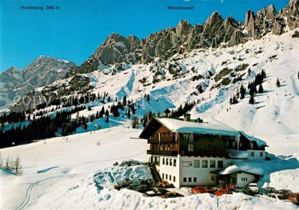 Muehlbach Hochkoenig Skiparadies Mitterbergalm Berggasthof A