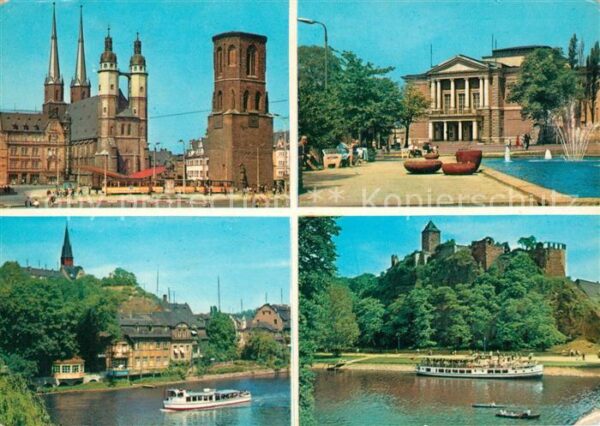 Halle Saale Markt Theater des Friedens Kröllwitz Bu