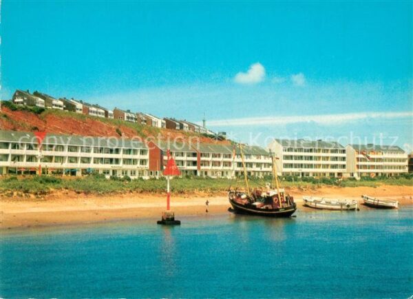 Helgoland Südstrand mit Blick zum Falm