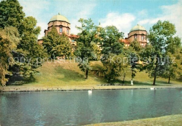 Celle Niedersachsen Schloss mit Schlossteich