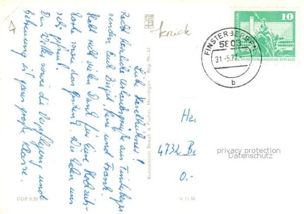 Finsterbergen Teilansicht Erholungsheim Wilhelm Pieck – Bild 2