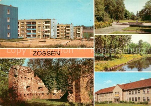 Zossen Brandenburg Neubauten Burgruine Stadtpark Nottekana
