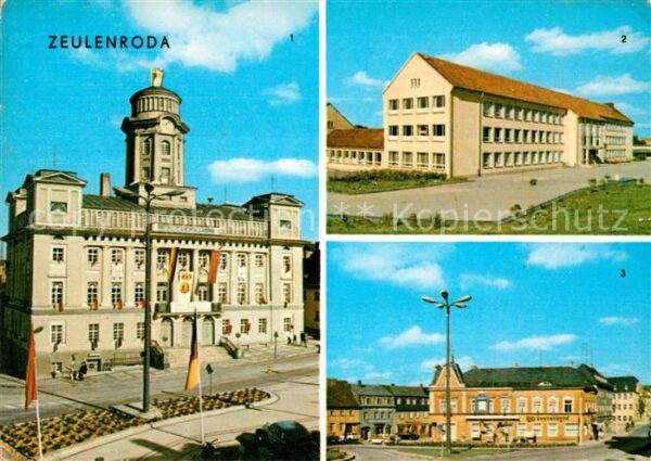 Zeulenroda-Triebes Rathaus Hubert Westhoff Oberschule Karl