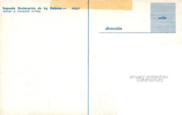 La Habana Segunda Declaracion de La Habana – Bild 2