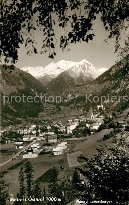 Matrei Osttirol Gesamtansicht mit Alpenpanorama