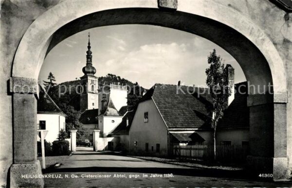 Heiligenkreuz Niederoesterreich Zisterzienser Abtei gegründet anno 1186